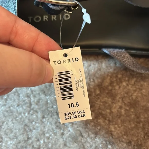 Torrid black gladiator sandals - Picture 8 of 10